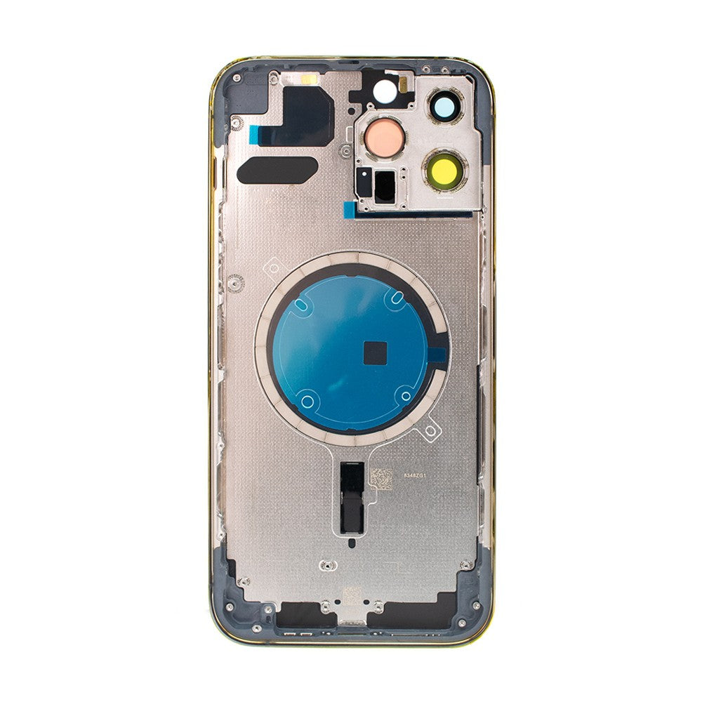 Rear Housing for iPhone 13 Pro Max (NO LOGO)-Blue Rear Housing for iPhone 13 Pro Max (NO LOGO)-Blue